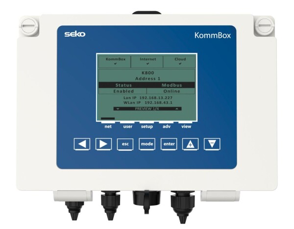 Seko KOMMBOX - modul pre vzdialené ovládanie staníc VA DOS PROF / EXACT