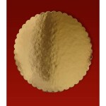 Zlatá dortová podložka Ø 40 cm - Monaco - Monaco