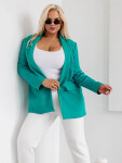 Dámske sako Classic Plus Size námornej farbe (8275) odstíny zelené