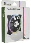 Inter-tech Argus RS-051 čierna / Ventilátor / 120 mm / RGB / 900 ot./min / 2-pin (88885508)