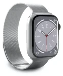Puro Milanese strieborná / Remienok pre Apple Watch / 38/40/41 mm (PUMILAW40SIL)