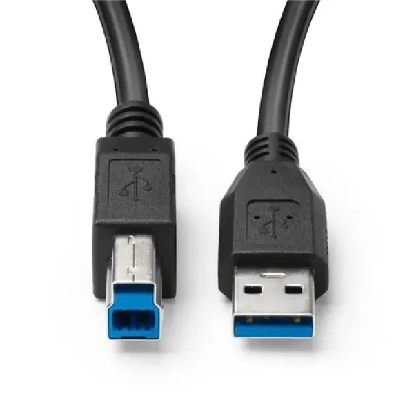 MicroConnect USB-A - USB-B 5m čierna / Kábel / USB 3.0 / 5000 Mbit/s (MC-ITH-USB3AB-005)