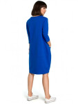 Dámske šaty B083 modré - BEwear M-38 Královská modř