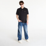 Tričko LACOSTE Short Sleeved Ribbed Collar Shirt Black 6