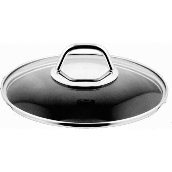 Poklice pre varné nádoby Black Edition - O 16 cm, sklo-nerez - Fissler - Fissler
