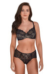 CHANTAL SOFT BRA ART 534 BLACK černá ažurová výzdoba 80C