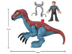 Jurassic World sada Imaginext figúrky Therizinosaurus a Owen