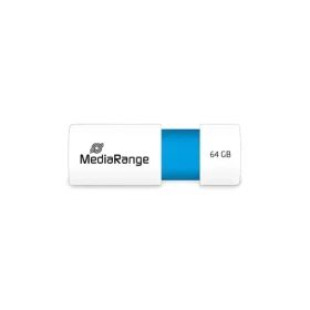 MediaRange Flash disk Color Edition svetlo modrá / Flash Disk / USB-A 2.0 / 64GB / čítanie 16MB/s / zápis 8MB/s (MR974)