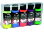 Vallejo PREMIUM Color - Fluorescent Color Set (5x60 ml)