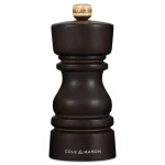 ColeMason London Chocolate Wood / Mlynček na soľ / výška 13 cm / bukové drevo (H233015)