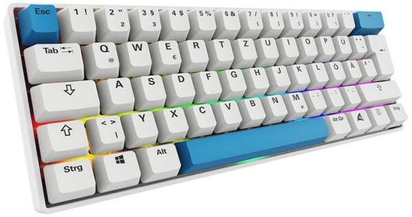 Sharkoon Sharkoon Gaming Tastatur Skiller SGK50S4 Gen2 PBT wei-gelRGB