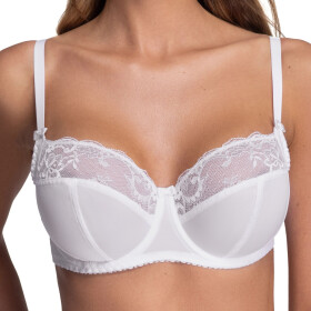 Dámska podprsenka 2111 Azalea white plus - AVA Bílá 85/J