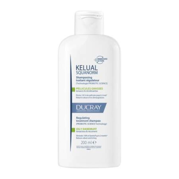 DUCRAY Kelual squanorm seboregulačný šampón mastné lupiny 200 ml