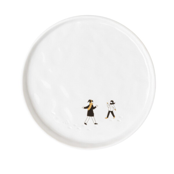 Räder Porcelánový tanier Snowball Fight 15 cm