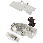 Encitech DCMR09-FK-HDS15-W-K 6355-8066-11 sada D-SUB zásuvková lišta 90 ° Pólov: 15 spájkovaný 1 ks; 6355-8066-11