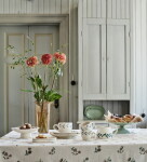 Strömshaga Kameninový hrnček na espresso Viola Leaf