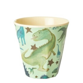 Rice Melamínový hrnček Dinosaurs Print 160 ml