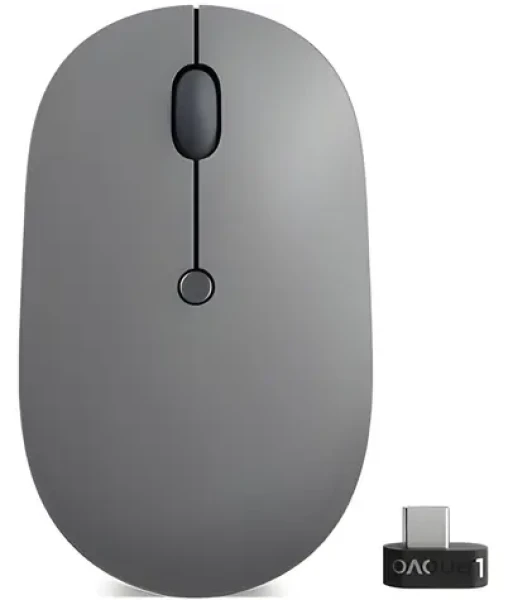 Lenovo Go čierna / Bezdrôtová myš / Optický senzor / 2400 dpi / USB dongle (4Y51C21216)