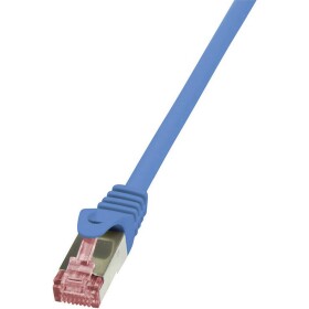 LogiLink CQ2086S RJ45 sieťové káble, prepojovacie káble CAT 6 S/FTP 7.50 m modrá samozhášavý, s ochranou 1 ks; CQ2086S