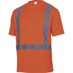 Reflexné tričko Delta Plus FEEDER Farba: Oranžová Žiarivá, Veľkosť: XL (FEEDEORXG)