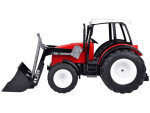 Mamido Veľký červený traktor s pohyblivým ramenom a veľkými kolesami RC0666