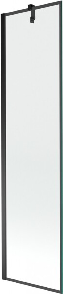 MEXEN/S - Next vaňová zástena FIX 50 x 150, čierna dekor, čierna 895-050-000-00-70-70