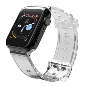 Hurtel Silikónový remienok pre Apple Watch 38/40/41 mm čierna / Remienok / Silikónový
