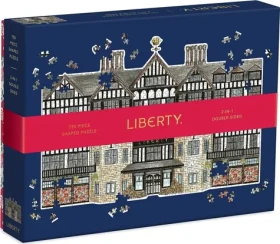 Galison Obojstranné puzzle 2v1 Liberty London Tudor Building
