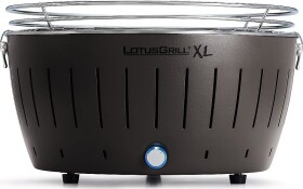 LotusGrill Grill záhradný na drevené uhlie XL 40 cm x 40 cm Antracitovýowy