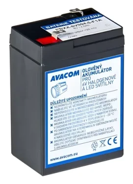 Avacom pre svietidlá F1 / Batéria / 6 V / 4,5 Ah (PBXX-6V004,5-F1A)