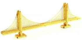 Metal Earth 3D Puzzle Most Golden Gate zlatá
