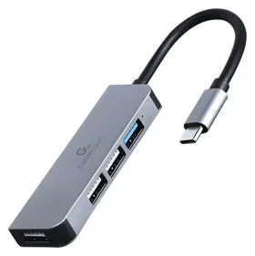 Gembird / USB hub / Type-C / 4 porty / 1x USB 3.1 + 3x USB 2.0 (UHB-CM-U3P1U2P3-01)