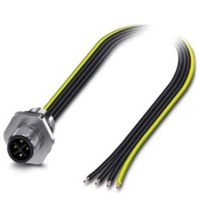 Phoenix Contact SACC-E-M12MSS-4P-M16XL/0,5 PE 1411607 guľatý konektor DIN, 1 ks; 1411607