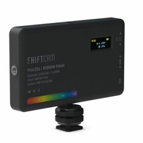 ShiftCam ProLED RGBWW panel / LED svetlo / RGBWW / displej / 8W / 2500-6500K (0655729667470)