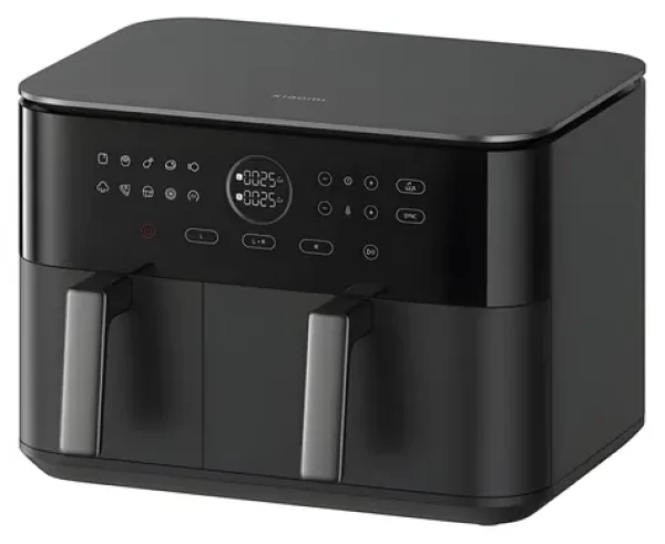 XIAOMI Air Fryer Dual Zone 10L čierna / Teplovzdušná fritéza / 40 - 230 ° C / 2700W (476886)