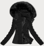 Dámska krátka zimná bunda S'west Black (B8308-1) odstíny černé XL (42)