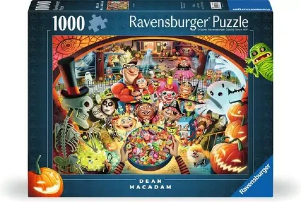 Ravensburger Puzzle: Halloweenské koledovanie /1000 dielikov/ od 14 rokov