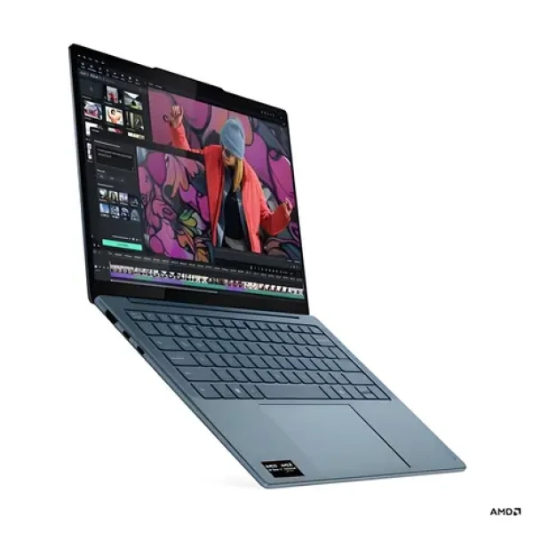 Lenovo Yoga Slim 7 14AKP10 modrozelená / Notebook / 14" 2.8K OLED / AMD RYZEN AI 7 345 / 16GB / 512GB SSD / bez OS (83JY009UCK)