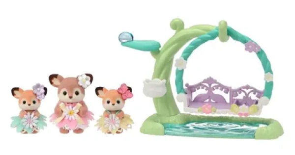 Sylvanian Families Jelínci na kvetinovej hojdačke