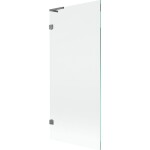 MEXEN/S - Lunar L vaňová zástena FIX 80 x 150, transparent, grafit metal 897L-080-000-95-00