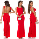 Sexy Koucla Red Carpet Dress with WOW back green Einheitsgroesse