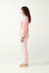 Vamp - Dámske teplé pyžamo s fleecom 21427 - Vamp pink peach S