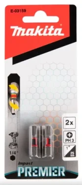 Makita E-03159 Impact Premier Súprava bitov PH3x 25 mm 2 ks (E-03159)
