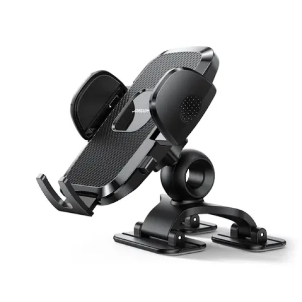 Joyroom JR-ZS259 čierna / Držiak telefónu do auta / s trojitým uchytením na palubnú dosku (6956116701420)