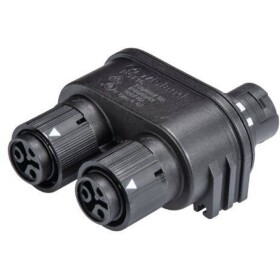 Wieland Electric RST16I3V 2P1 TGVG SW 46.030.1253.1 rozvádzač pre guľatý faston, 1 ks; 46.030.1253.1