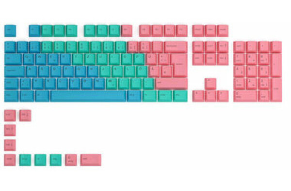 Glorious vymeniteľné klávesy GPBT DE Pastel / 115 ks / DE layout / Cherry MX(+) (GLO-KC-GPBT-P-DE)