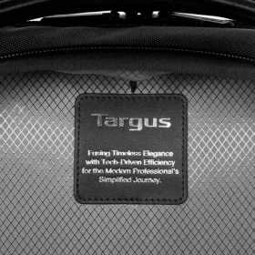 Targus HeritageLuxe 15-16" čierna / Taška / pre notebook do 16" / nastaviteľné popruhy / polyester (TBB656GL)