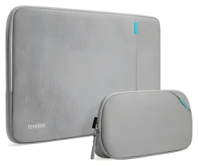 Tomtoc Recycled Sleeve with Pouch sivá / Púzdro / MacBook Pro 14" / M1-M4 (A13D2GW)
