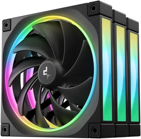 DEEPCOOL FL14 3-pack čierna / Ventilátor do PC / 140 mm (R-FL14-BKAPN3-G)