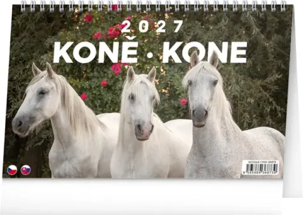 NOTIQUE Stolný kalendár Kone - Kone CZ/SK 2027 / 23.1 x 14.5 cm